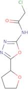 2-Chloro-N-[5-(oxolan-2-yl)-1,3,4-oxadiazol-2-yl]acetamide