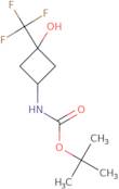 tert-Butyl N-[3-hydroxy-3-(trifluoromethyl)cyclobutyl]carbamate