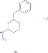 1-Benzyl-3-hydrazinylpiperidine dihydrochloride