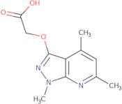 2-({1,4,6-Trimethyl-1H-pyrazolo[3,4-b]pyridin-3-yl}oxy)acetic acid