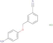 3-(4-Aminophenoxymethyl)benzonitrile hydrochloride