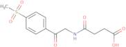 3-{[2-(4-Methanesulfonylphenyl)-2-oxoethyl]carbamoyl}propanoic acid