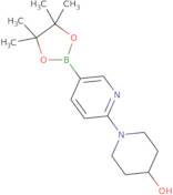 1-(5-(4,4,5,5-Tetramethyl-1,3,2-dioxaborolan-2-yl)pyridin-2-yl)piperidin-4-ol