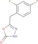5-[(2,4-Difluorophenyl)methyl]-1,3,4-oxadiazol-2-ol