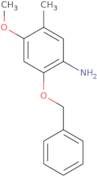 4-Methoxy-5-methyl-2-phenylmethoxyaniline