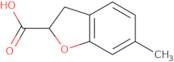 6-Methyl-2,3-dihydro-1-benzofuran-2-carboxylic acid