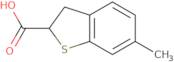 6-Methyl-2,3-dihydro-1-benzothiophene-2-carboxylic acid