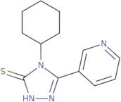 4-Cyclohexyl-5-(pyridin-3-yl)-4H-1,2,4-triazole-3-thiol