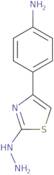 4-(2-Hydrazino-thiazol-4-yl)-phenylamine