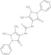 1,3-Bis(1,5-dimethyl-3-oxo-2-phenyl-2,3-dihydro-1H-pyrazol-4-yl)thiourea