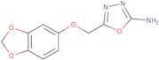 5-[(1,3-Benzodioxol-5-yloxy)methyl]-1,3,4-oxadiazol-2-amine