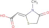 2-(3-Methyl-4-oxo-1,3-thiazolidin-2-ylidene)acetic acid