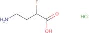4-Amino-2-fluorobutanoic acid hydrochloride