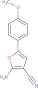 2-Amino-5-(4-methoxy-phenyl)-furan-3-carbonitrile