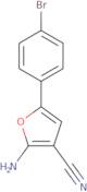 2-Amino-5-(4-bromophenyl)furan-3-carbonitrile