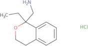 (1-Ethyl-3,4-dihydro-1H-2-benzopyran-1-yl)methanamine hydrochloride