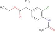 4-Acetamido-3-chloro-hydratropic acid ethyl ester