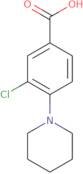 3-Chloro-4-(piperidin-1-yl)benzoic acid