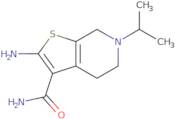 2-Amino-6-(propan-2-yl)-4H,5H,6H,7H-thieno[2,3-c]pyridine-3-carboxamide