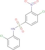 4-Chloro-N-(2-chlorophenyl)-3-nitrobenzene-1-sulfonamide