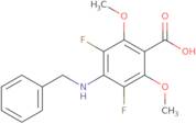 4-(Benzylamino)-3,5-difluoro-2,6-dimethoxybenzoic acid