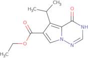 Ethyl 5-Isopropyl-4-Oxo-3,4-Dihydropyrrolo[2,1-F][1,2,4]Triazine-6-Carboxylate