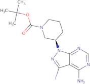 (3R)-1-Boc-3-(4-amino-3-iodo-1H-pyrazolo[3,4-d]pyrimidin-1-yl)piperidine