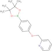 2-{[4-(Tetramethyl-1,3,2-dioxaborolan-2-yl)phenoxy]methyl}pyridine