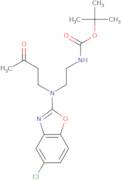 tert-Butyl 2-((5-chlorobenzo[d]oxazol-2-yl)(3-oxobutyl)amino)ethylcarbamate