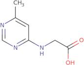 2-[(6-Methylpyrimidin-4-yl)amino]acetic acid