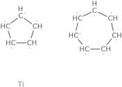 (·7-Cycloheptatrienyl)(·5-cyclopentadienyl)titanium(II)