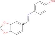 4-[(E)-(2H-1,3-Benzodioxol-5-ylmethylidene)amino]phenol