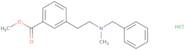 Methyl 3-(2-(benzyl(methyl)amino)ethyl)benzoate hydrochloride