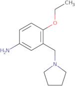 4-Ethoxy-3-(pyrrolidin-1-ylmethyl)aniline