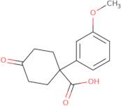 1-(3-Methoxyphenyl)-4-oxocyclohexanecarboxylic acid