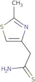 2-(2-Methyl-1,3-thiazol-4-yl)ethanethioamide