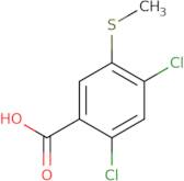 2,4-Dichloro-5-(methylsulfanyl)benzoic acid