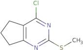 4-Chloro-6,7-dihydro-2-(methylthio)-5H-cyclopenta[D]pyrimidine