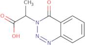 2-(4-Oxo-3,4-dihydro-1,2,3-benzotriazin-3-yl)propanoic acid