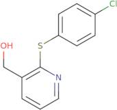 {2-[(4-Chlorophenyl)sulfanyl]-3-pyridinyl}methanol