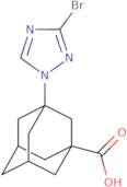 3-(3-Bromo-1H-1,2,4-triazol-1-yl)adamantane-1-carboxylic acid