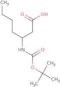 3-tert-Butoxycarbonylamino-heptanoic acid