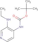 (3-Ethylamino-pyridin-4-yl)-carbamic acid tert-butyl ester