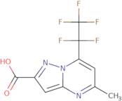 5-Methyl-7-(pentafluoroethyl)pyrazolo[1,5-a]pyrimidine-2-carboxylic acid