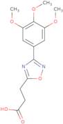 3-[3-(3,4,5-Trimethoxy-phenyl)-[1,2,4]oxadiazol-5-yl]-propionic acid