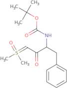 tert-Butyl (4-(dimethyl(oxo)-λ6-sulfanylidene)-3-oxo-1-phenylbutan-2-yl)carbamate