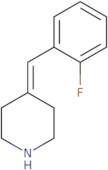 4-[(2-Fluorophenyl)methylidene]piperidine