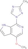 1H-Pyrrolo[2,3-c]pyridine, 4-Methoxy-7-(3-Methyl-1H-1,2,4-triazol-1-yl)-