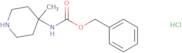 4-(cbz-amino)-4-methylpiperidine hcl