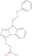 {[9-(2-Phenoxyethyl)-9H-[1,2,4]triazolo[4,3-a]-benzimidazol-3-yl]thio}acetic acid